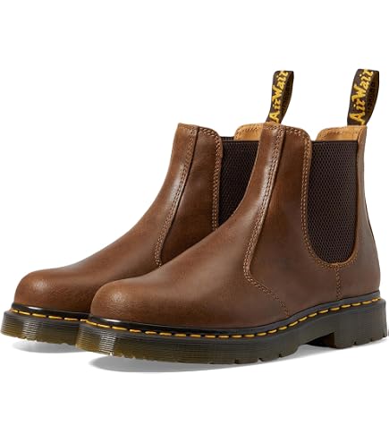 Amazon.com: Dr. Martens Unisex Chelsea Boot, Dark Brown Crazy